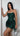 Emerald Green Mini Shimmer Dress